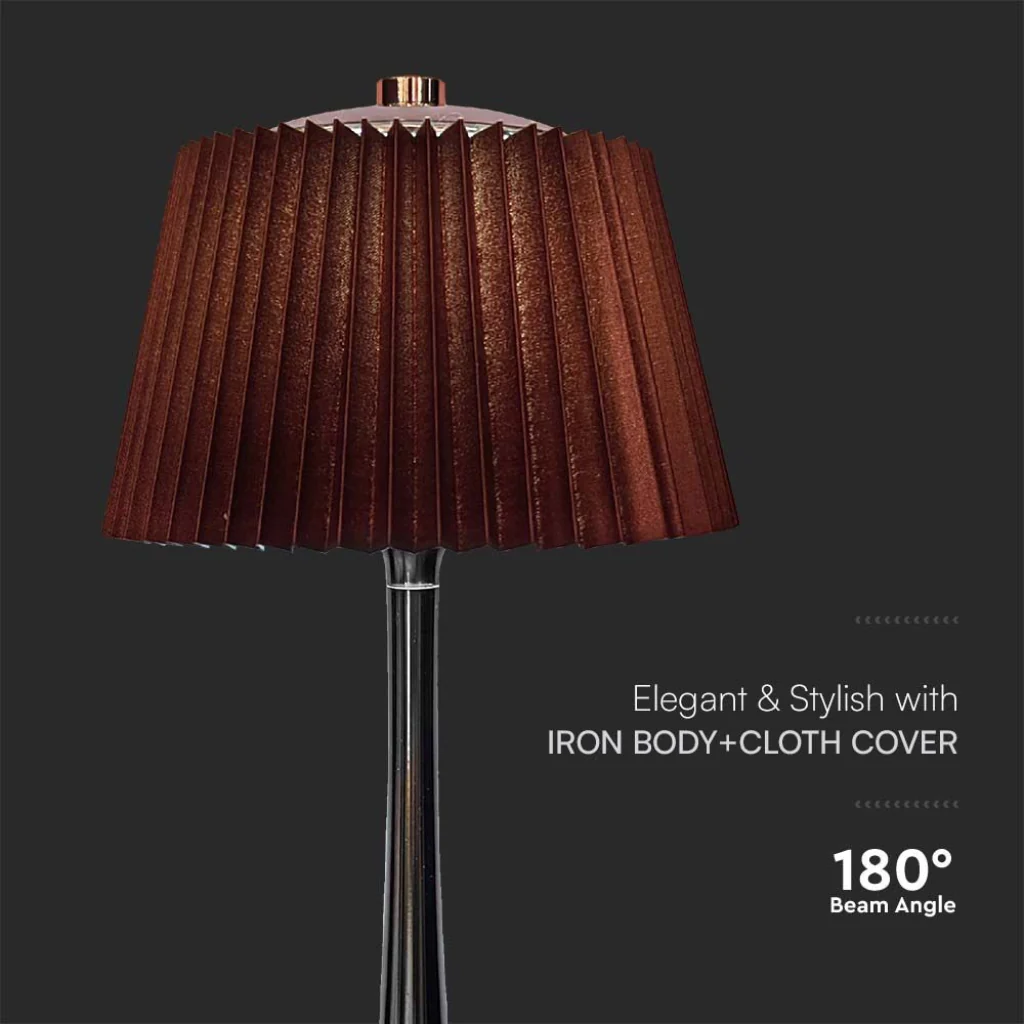 Lampada LED da Tavolo 15W Touch 3in1 con Batteria USB-C Marrone - Image 3
