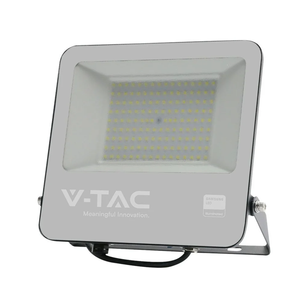 Faro LED 100W Chip Samsung Nero 6400K IP65 con Cavo 1m
