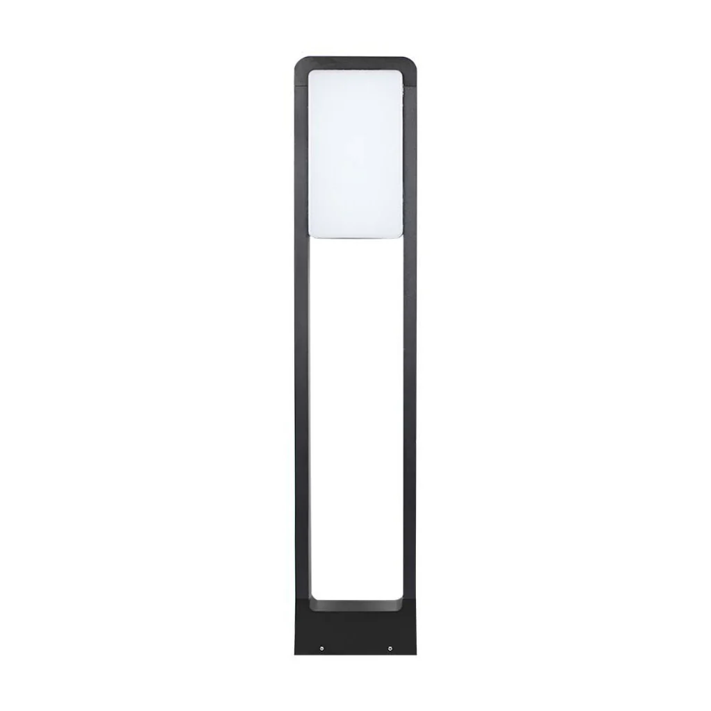 Paletto LED 10W con Chip Samsung 4000K IP65 Nero V-TAC