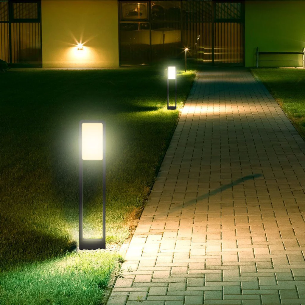 Paletto LED 10W con Chip Samsung 4000K IP65 Nero V-TAC - Image 4