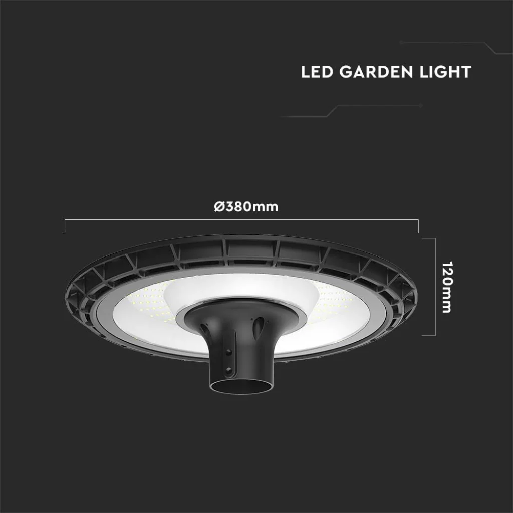 V-Tac Lampada LED Giardino 120W 4000K IP65 per Paletti Ø60mm - Image 6