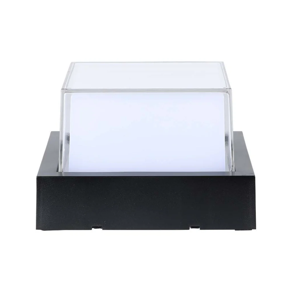 Lampada LED Muro Quadrata 12W 3000K IP65 Nera V-TAC - Image 8