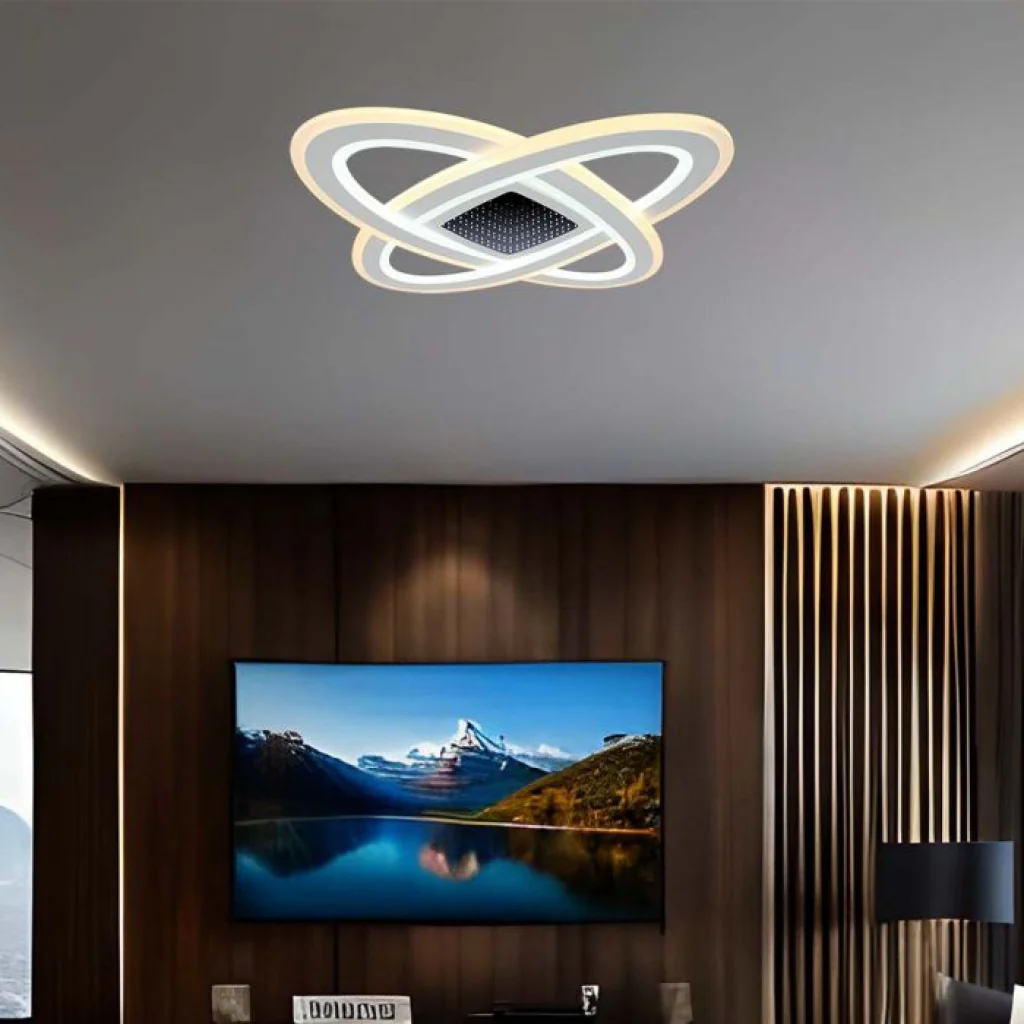 V-Tac Lampadario LED 130W Dimmerabile CCT con Telecomando Ø50cm - Image 9