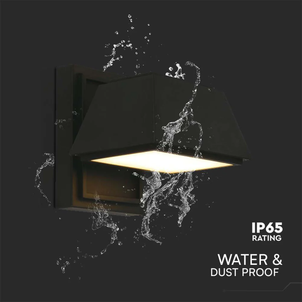 Lampada LED Muro 15W Doppio Fascio IP65 3000K Nero V-TAC - Image 5