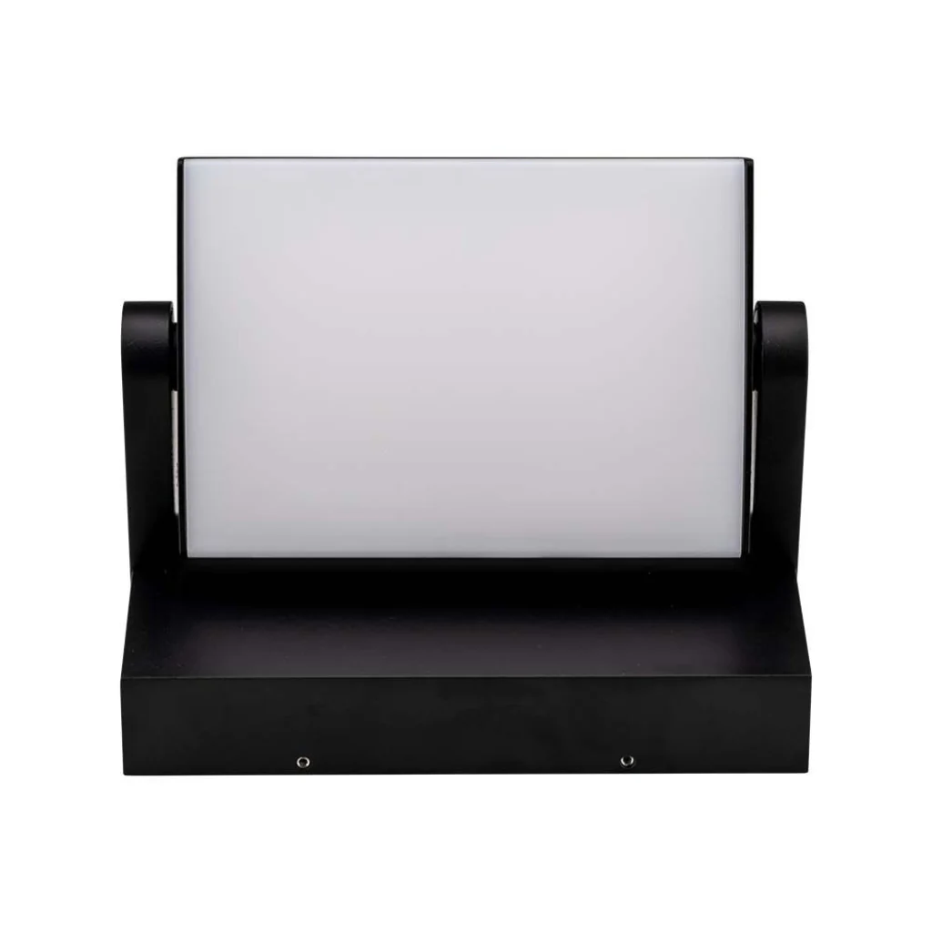 Lampada LED Muro 17W Rettangolare Ruotabile 4000K IP65 Nera - Image 4