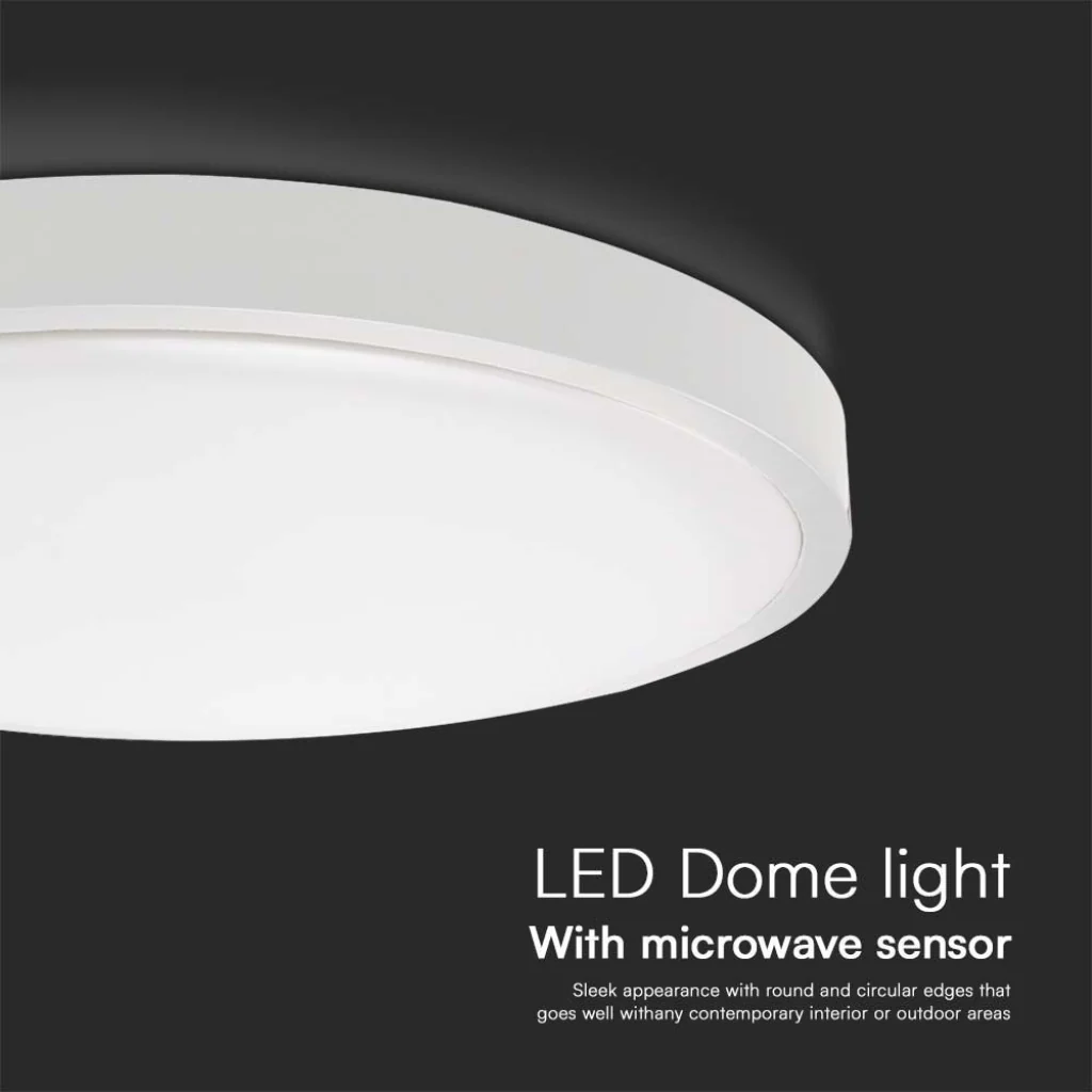 Plafoniera LED Rotonda 18W con Telecomando e Sensore di Movimento 6500K IP44 - Image 8