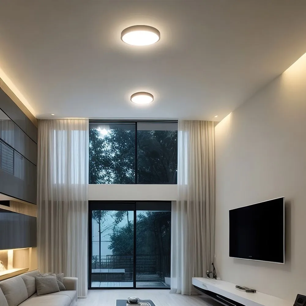 Plafoniera LED V‑TAC 18 W Ø295mm nera – Chip Samsung & sensore, 4000 K - Image 8