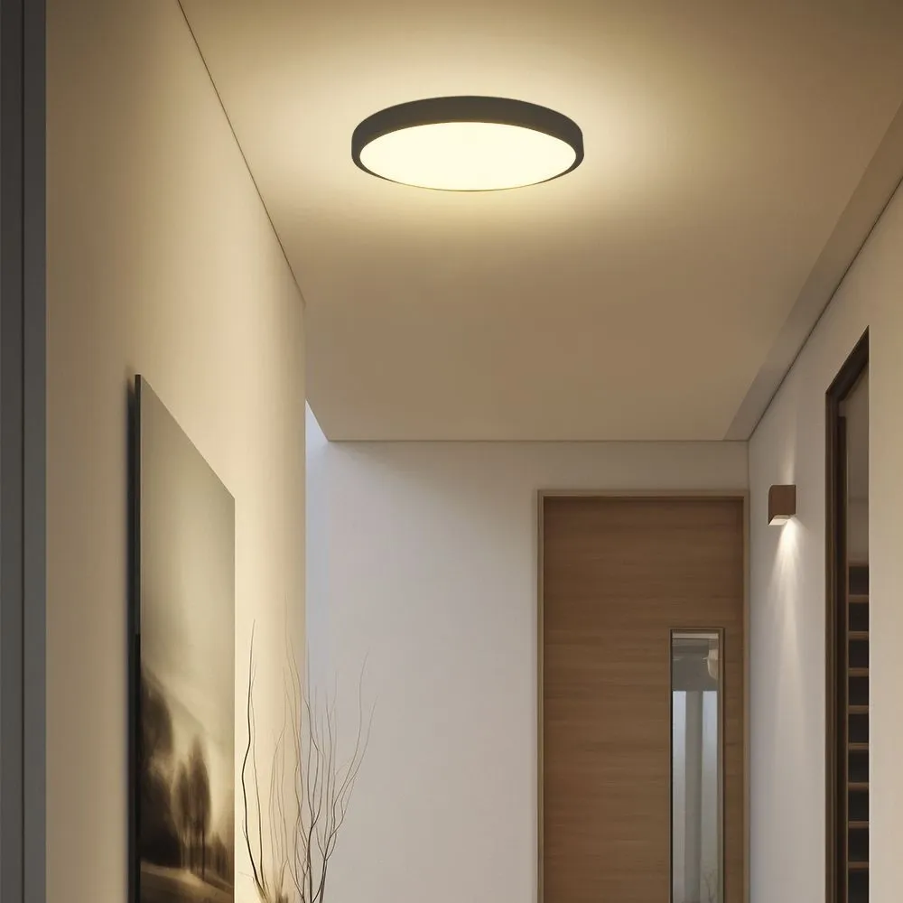 Plafoniera LED V‑TAC 18 W Ø295mm nera – Chip Samsung & sensore, 4000 K - Image 9