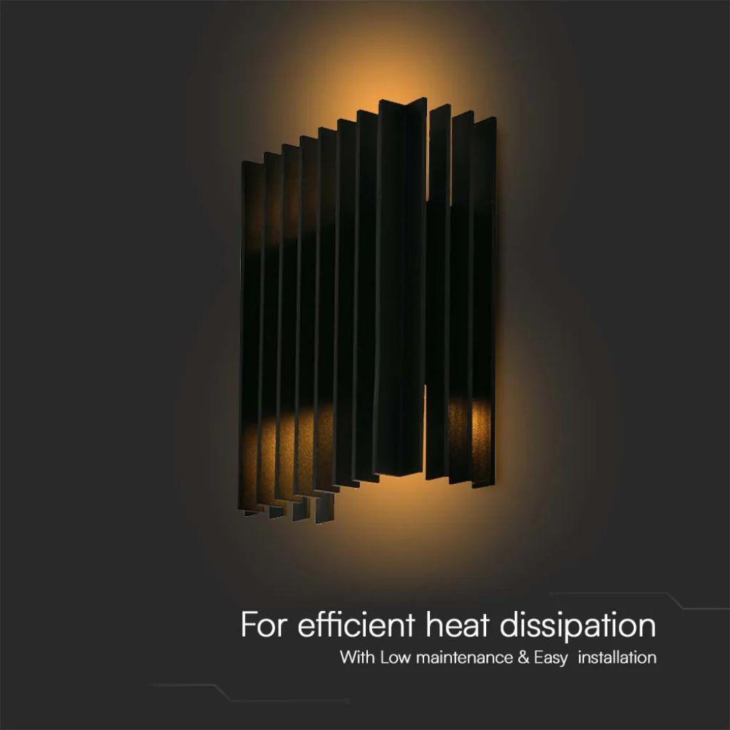 Lampada LED Muro 26W Orientabile IP65 4000K Nero V-TAC - Image 7
