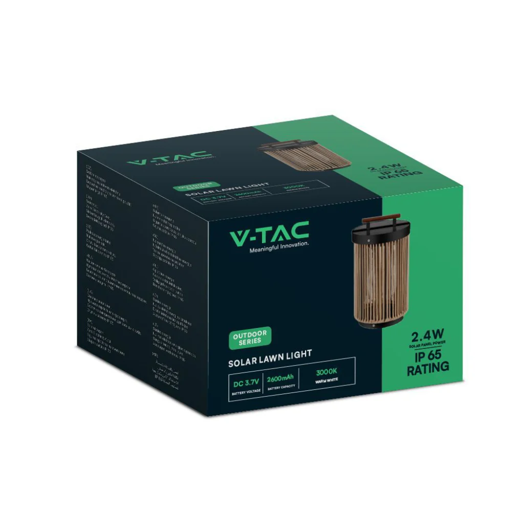 Lampada Solare LED da Terra 25W con Telecomando 3000K IP65 - Image 2
