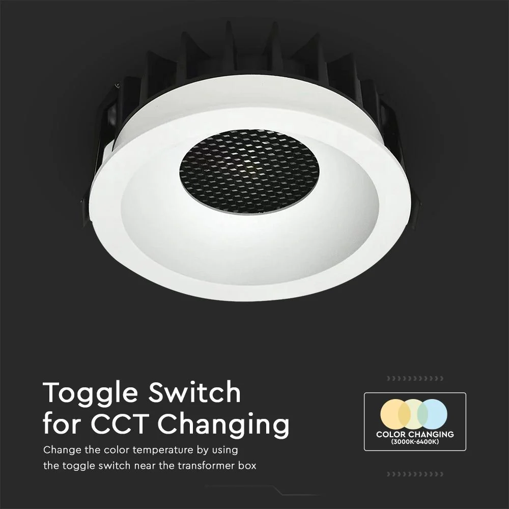 Faretto LED Incasso 24W COB CCT 3in1 CRI90 Bianco | V-TAC Bridgelux - Image 4