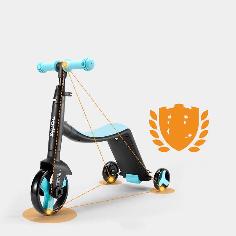 Scooter Triciclo 3 in 1 per Bambini in diversi colori - Image 6