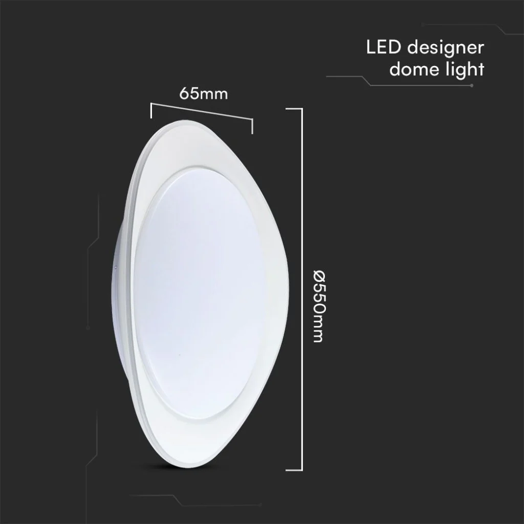 Plafoniera LED 60 W Rotonda con Telecomando CCT 3000–6500 K - Image 8