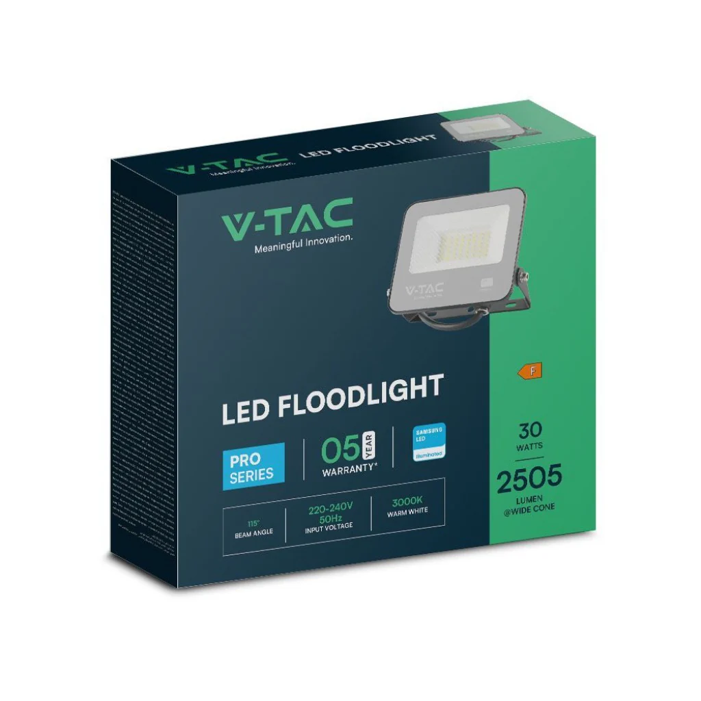 Faro LED 30 W SMD Samsung – Nero, 3000 K, IP65 - Image 10