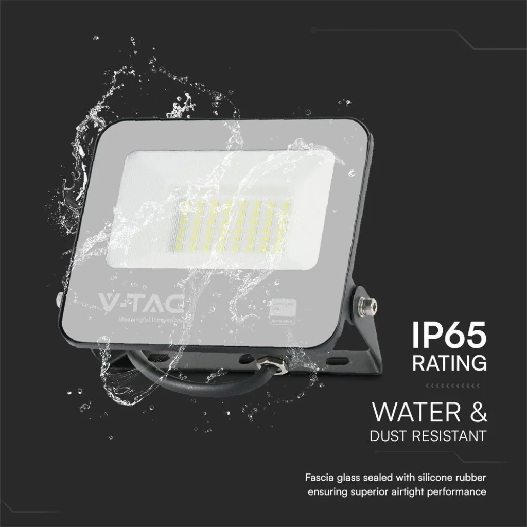 Faro LED 30 W SMD Samsung – Nero, 3000 K, IP65 - Image 3