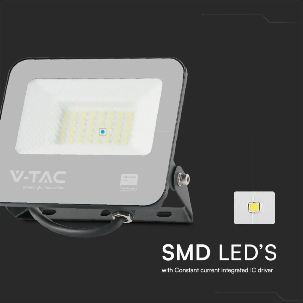 Faro LED 30 W SMD Samsung – Nero, 3000 K, IP65 - Image 6