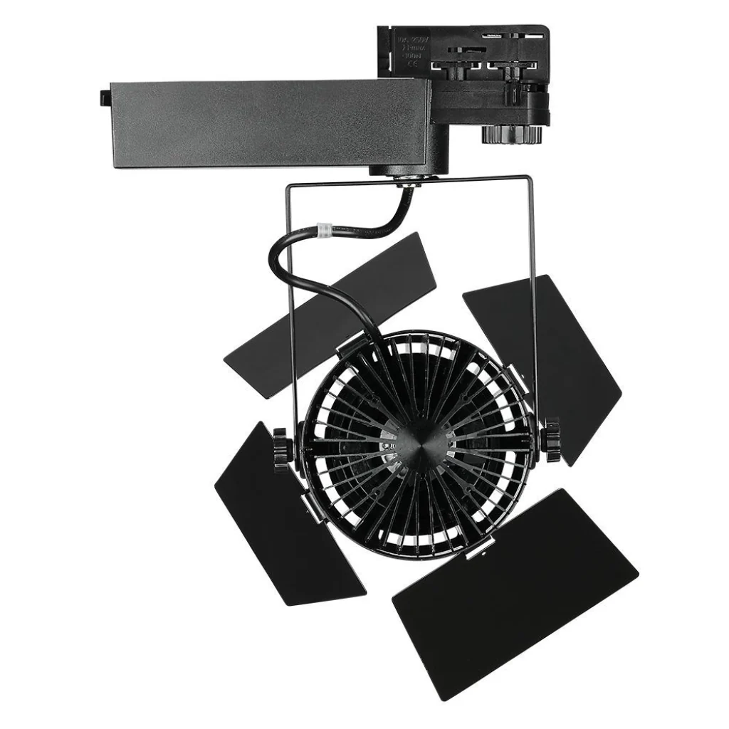 Faretto LED da Binario 33W con Chip Samsung Nero 4000K - Image 9