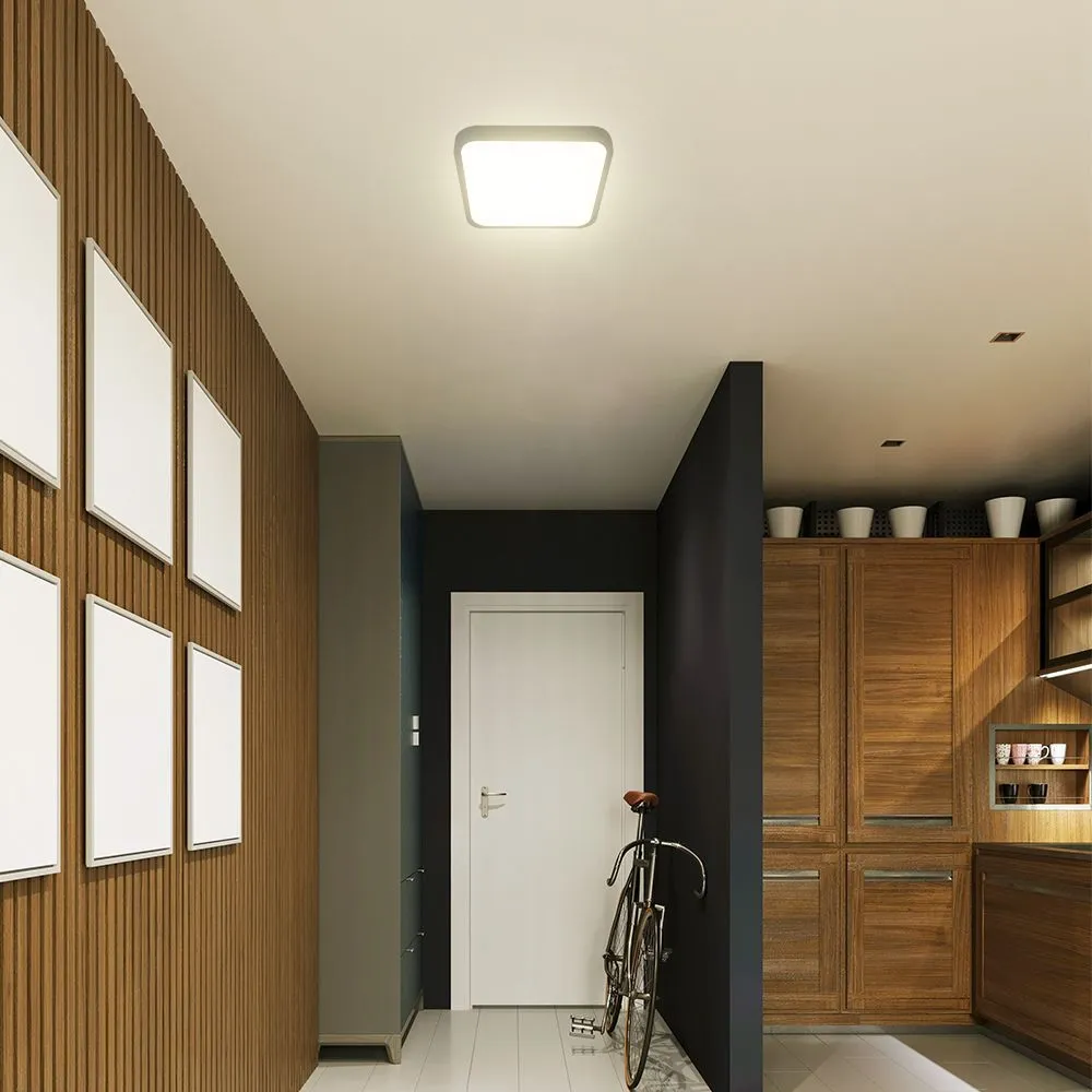 Plafoniera LED V‑TAC 36 W quadrata nera – 4000 K, sensore & telecomando - Image 8