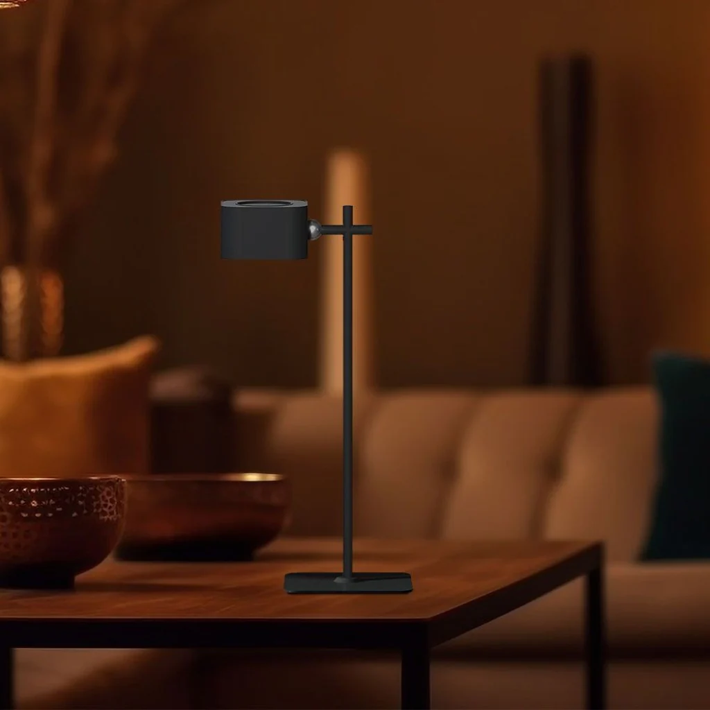 Lampada LED da Tavolo Magnetica 3W Ricaricabile USB‑C Nera - Image 2
