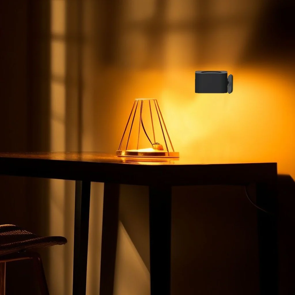 Lampada LED da Tavolo Magnetica 3W Ricaricabile USB‑C Nera - Image 5