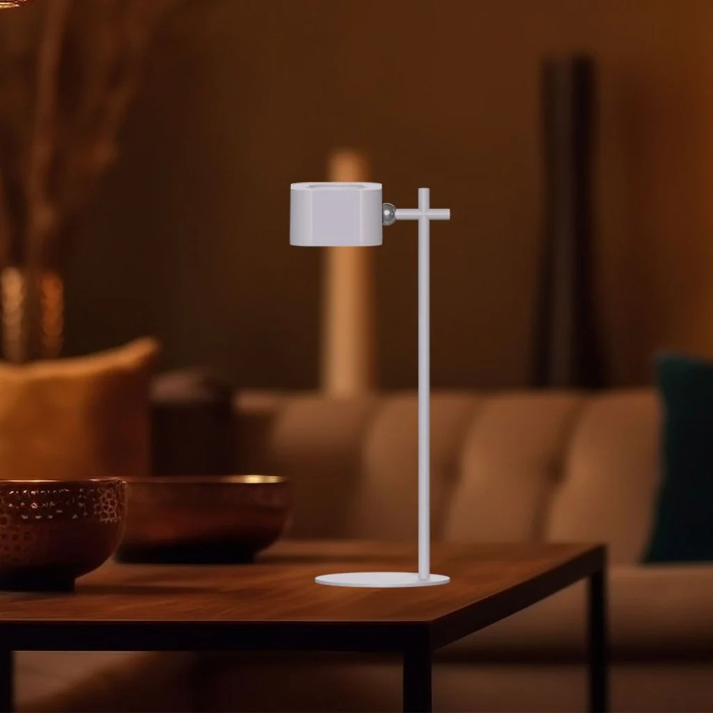 Lampada LED da Tavolo Magnetica 3W Ricaricabile USB‑C Bianca - Image 5