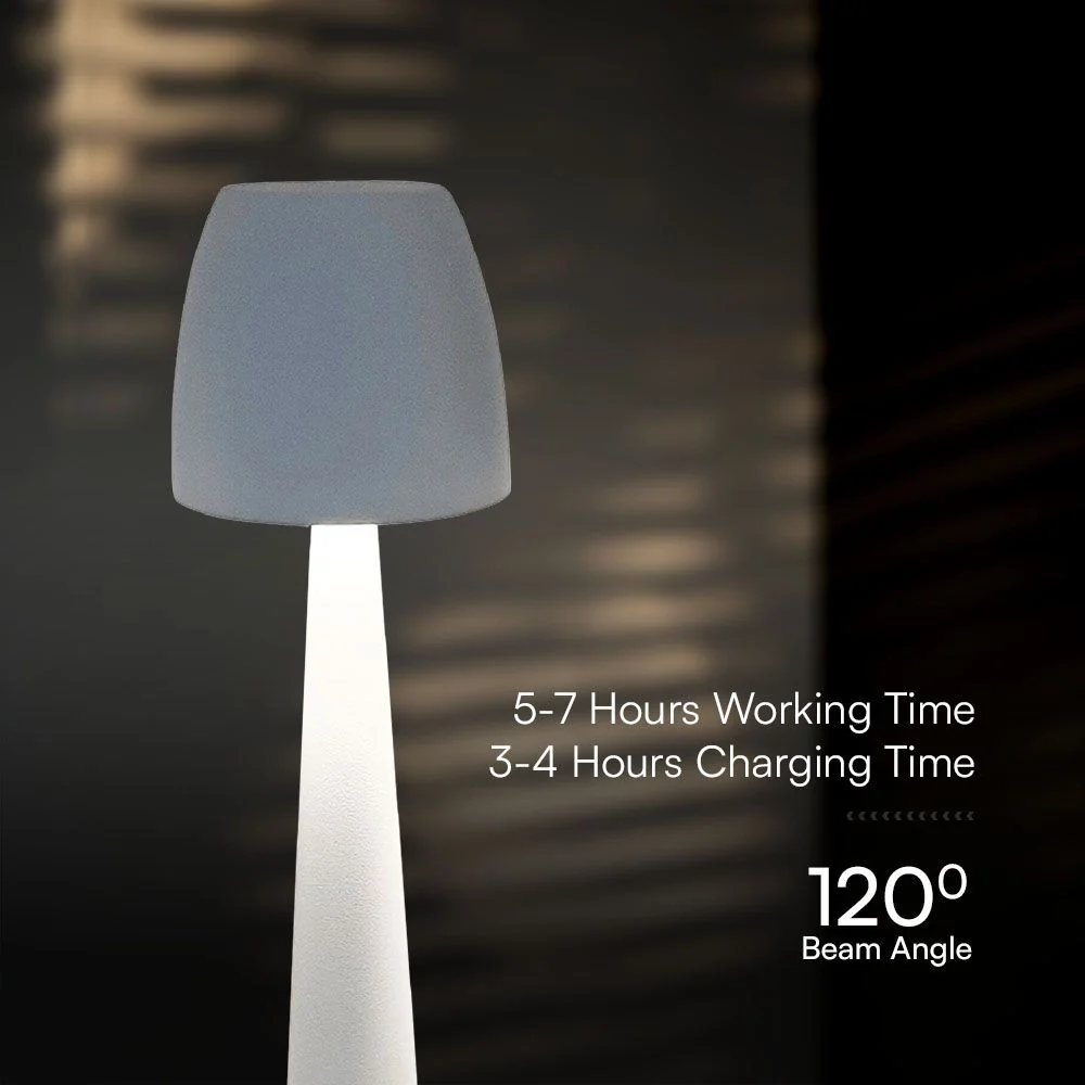 Lampada LED Tavolo 3W USB-C Touch Dimmer CCT Bianca V-TAC - Image 7