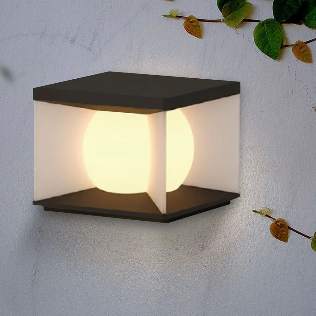 Lampada LED Solare da Giardino a Cubo 3W con Telecomando IP65 - Image 2