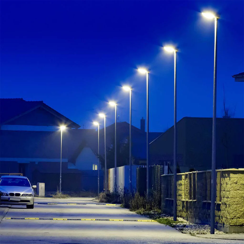 Armatura Stradale LED SMD 50W Nero 4000K IP65 per Illuminazione Esterna - Image 3