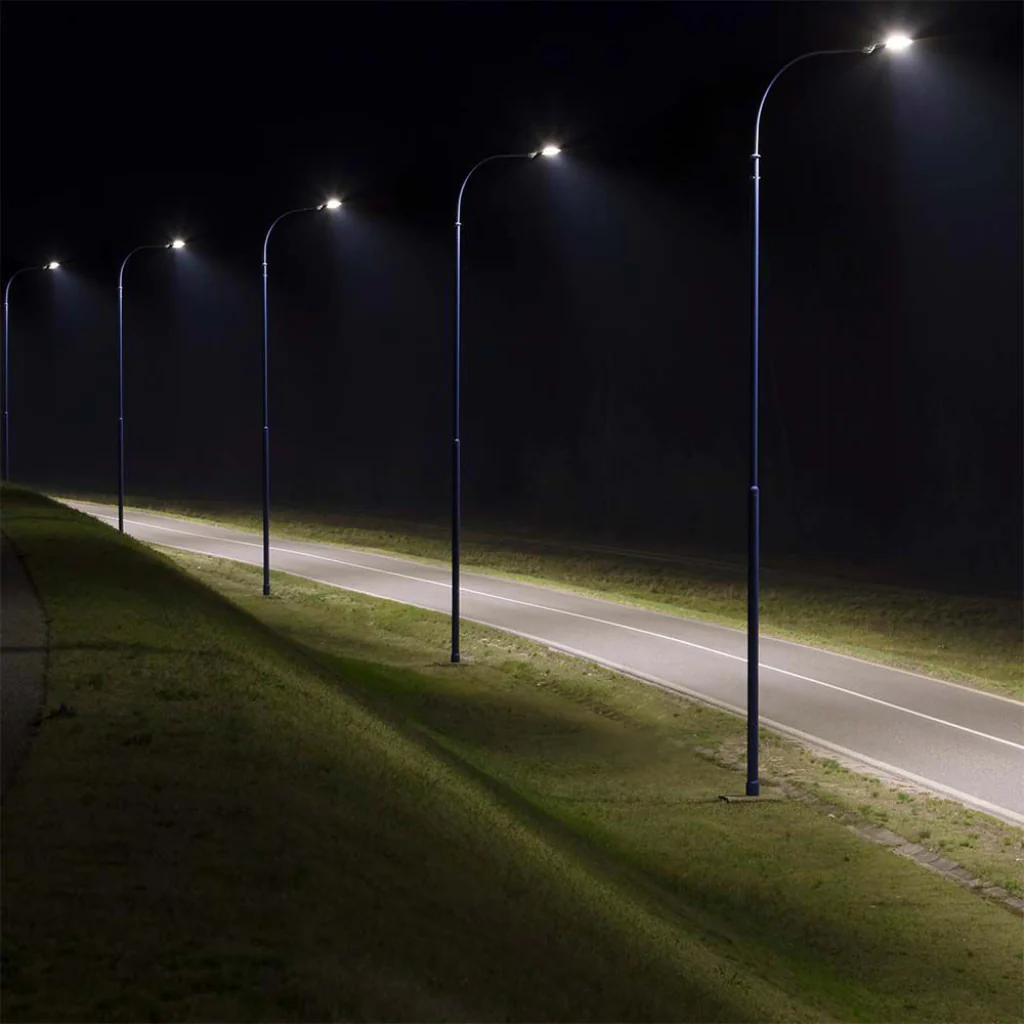 Armatura Stradale LED SMD 50W Nero 4000K IP65 per Illuminazione Esterna - Image 4