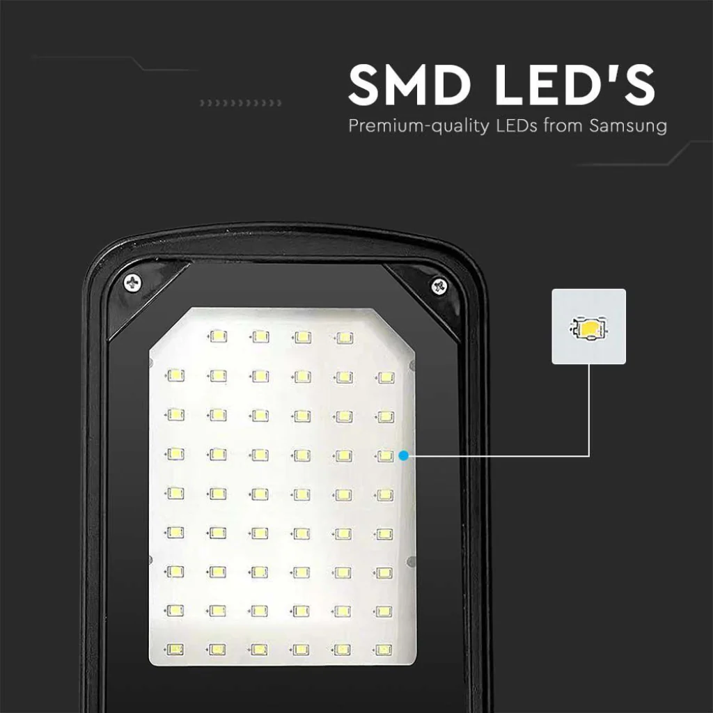 Armatura Stradale LED SMD 50W Nero 4000K IP65 per Illuminazione Esterna - Image 7