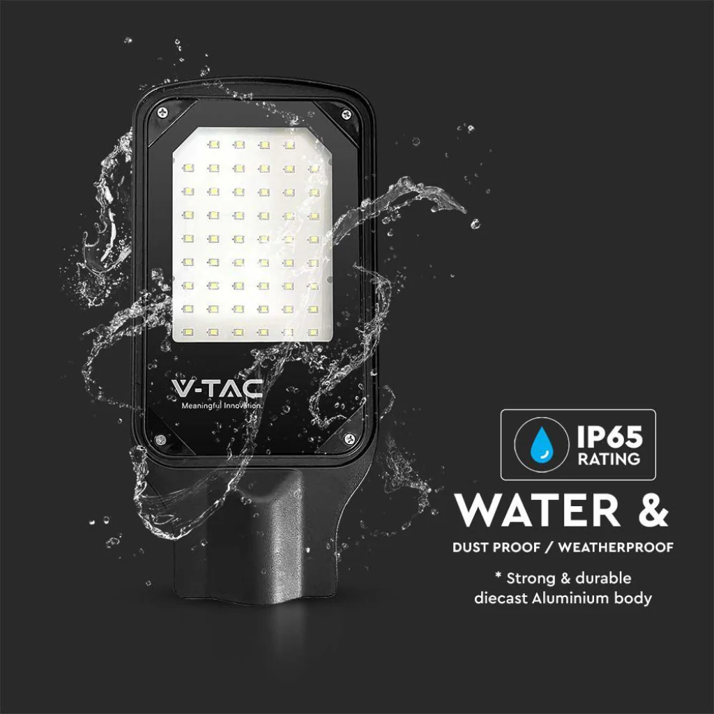 Armatura Stradale LED SMD 50W Nero 4000K IP65 per Illuminazione Esterna - Image 8