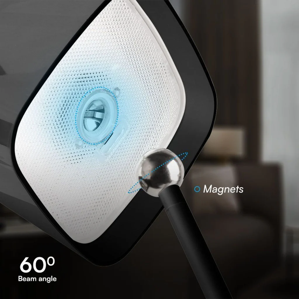 Lampada LED da Tavolo Magnetica 5W Ricaricabile USB‑C Nera IP65 - Image 9