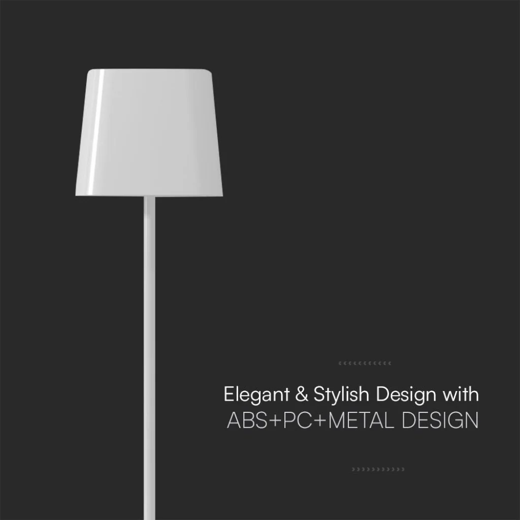 Lampada LED da Tavolo Magnetica 5W Ricaricabile USB‑C Bianca IP65 - Image 3