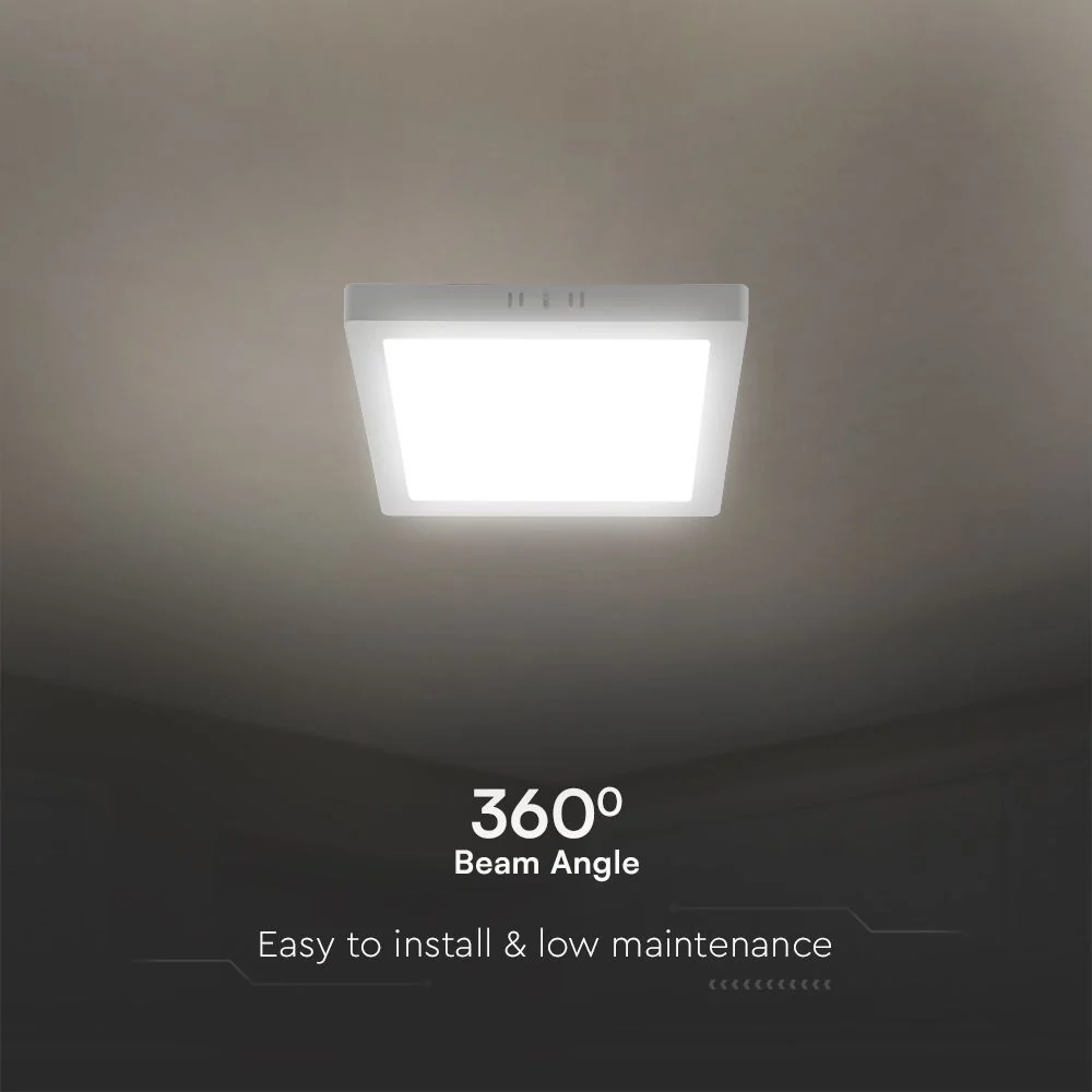 Plafoniera LED 6W Quadrata 6500K Samsung IP20 Bianca V-TAC - Image 4