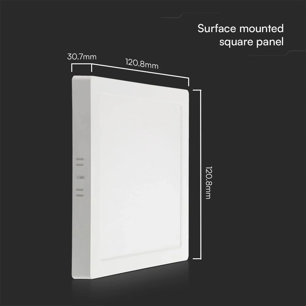 Plafoniera LED 6W Quadrata 6500K Samsung IP20 Bianca V-TAC - Image 5