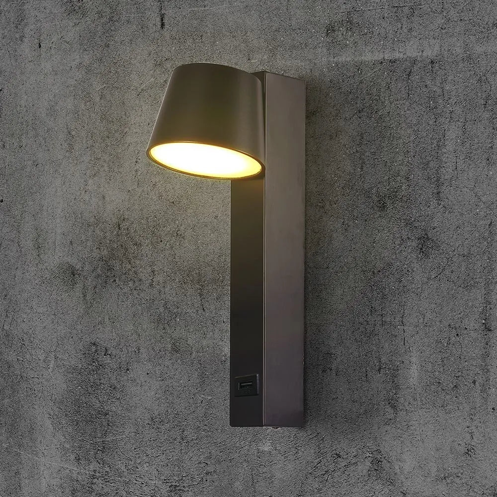 Applique LED V‑TAC 8 W USB 3000 K Regolabile – Metallo Nero - Image 11
