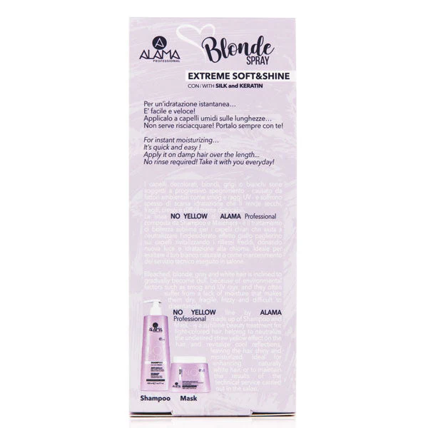 ALAMA NO YELLOW BLONDE SPRAY ESTREME SOFT E SHINE 100 ML - Image 2