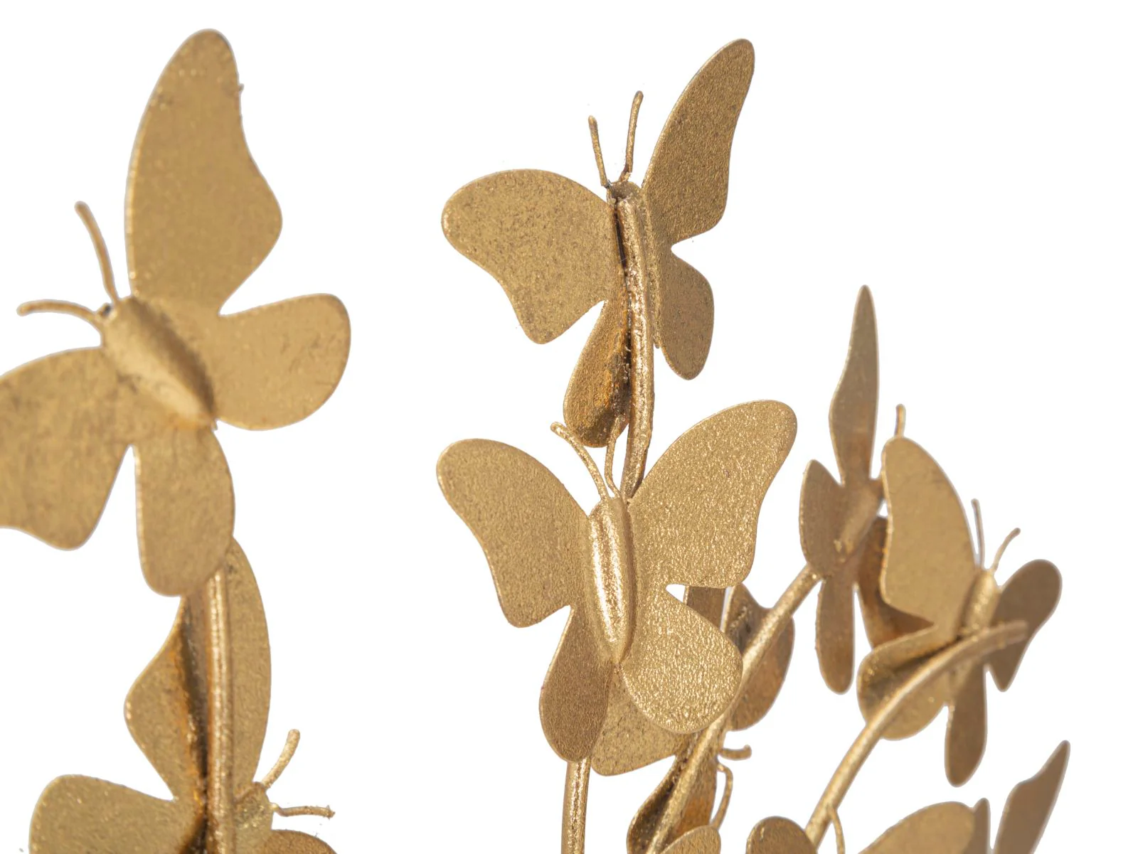 Albero della Vita con Farfalle Glam - Decorazione in Metallo cm 31x8x30 - Image 3