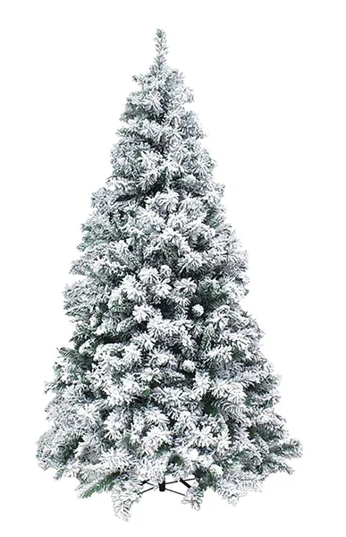 Albero di Natale innevato Kettinson Slim 150 cm con 418 rami