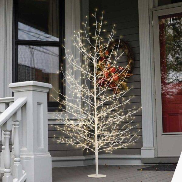 Albero di Tiglio con Micro Led Bianco Caldo e Effetto Flash