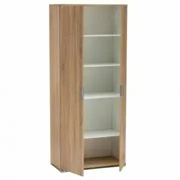 Armadio a Due Ante 180 Naturale: Spazio Organizzativo Classico, cm 75x38x174 - Image 2