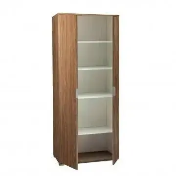 Armadio a Due Ante 180 Noce 75x38x174 - Image 2