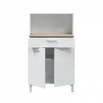 Armadio Cucina a 2 Ante e Cassetto in Bianco Canadian - Image 5