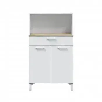 Armadio Cucina a 2 Ante e Cassetto in Bianco Canadian - Image 6
