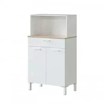 Armadio Cucina a 2 Ante e Cassetto in Bianco Canadian - Image 8