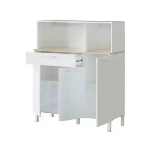 Armadio Cucina a 3 Ante in Bianco Canadian - Funzionalità e Stile Nordico - Image 3