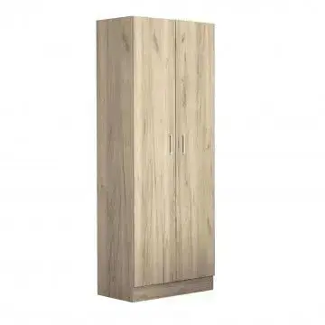 Armadio Leopold Bianco: Legno di Qualità, cm 80x52x180