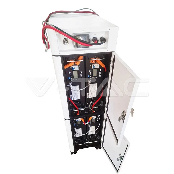 Armadio V-TAC con Cablaggio per 4 Batterie Fotovoltaiche - Max 100A - Image 2