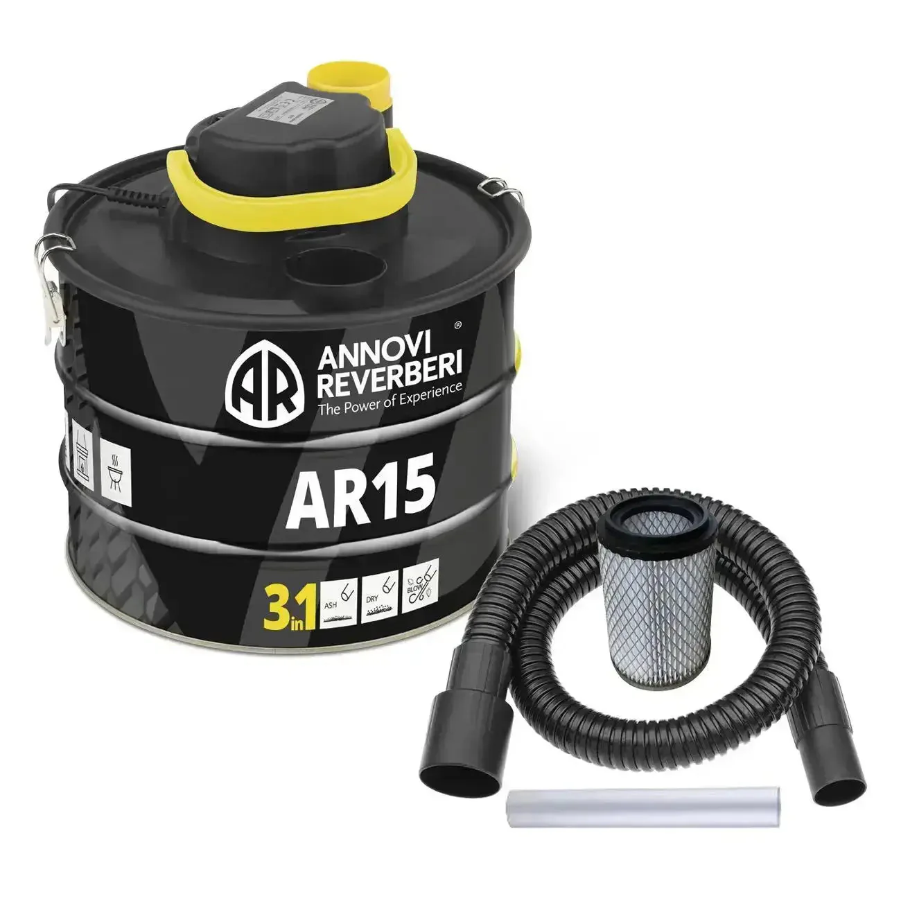 Aspiratore 3 in 1 per ceneri fredde 1000w 15lt - Image 3