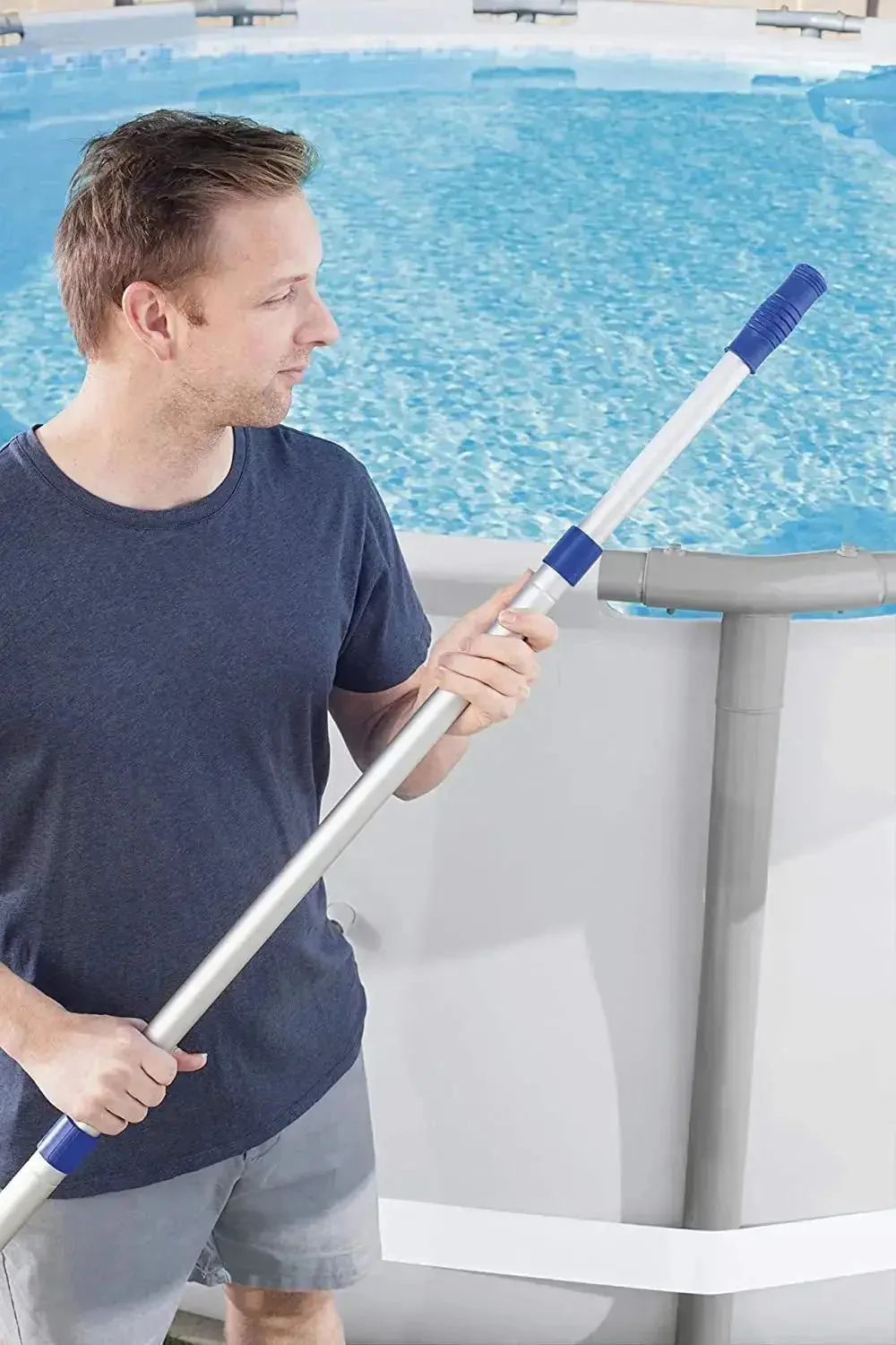 Asta telescopica per piscina 360cm per retino - Image 5